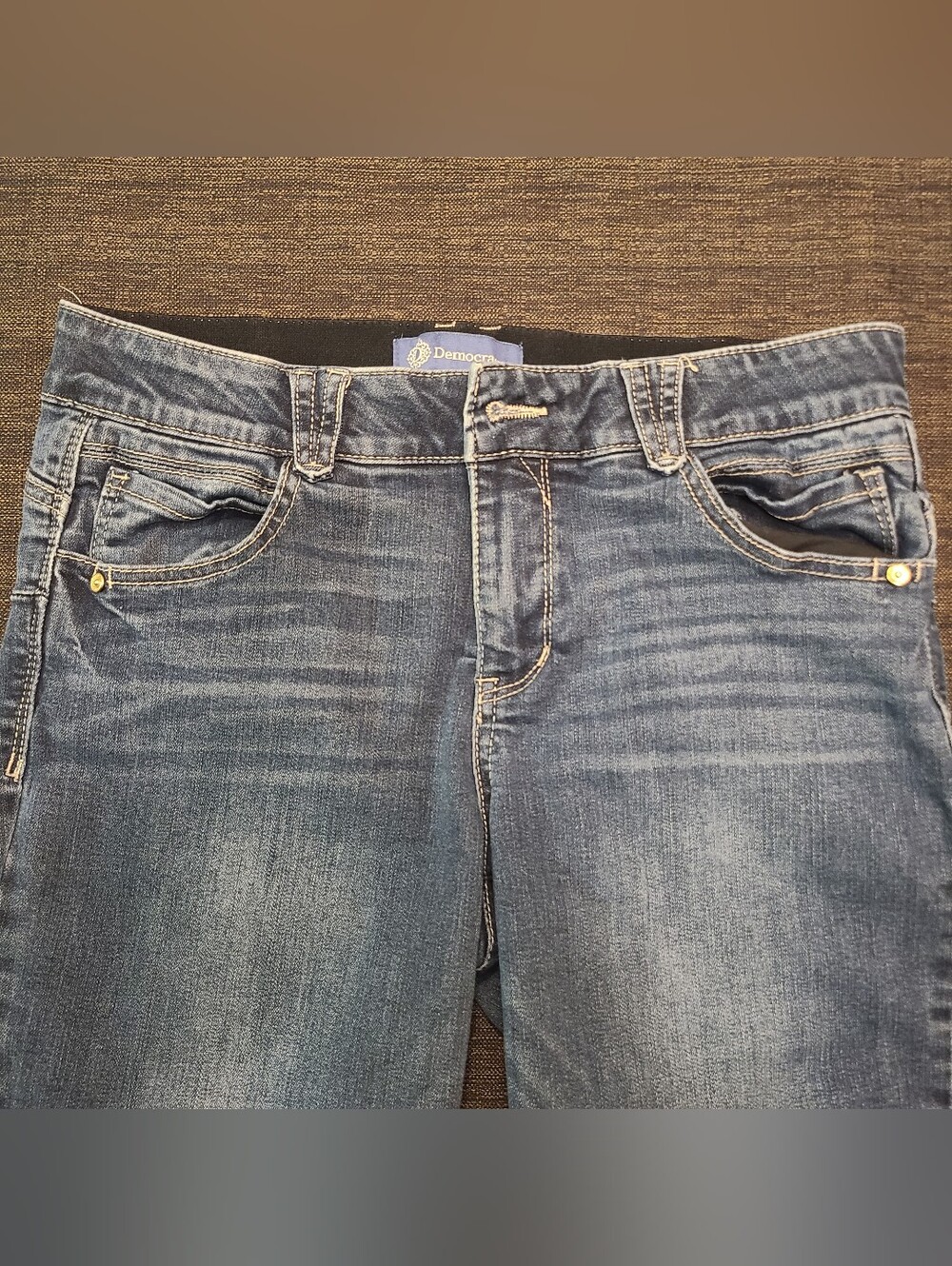 Democracy Ab solution Skinny Jeans Women's 12 Blue Stretch Denim